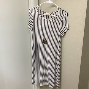 Never used, loose dress, knee length
